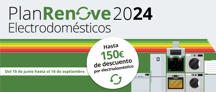 Campaña de apoyo al comercio Plan Renove electrodomsticos 2024