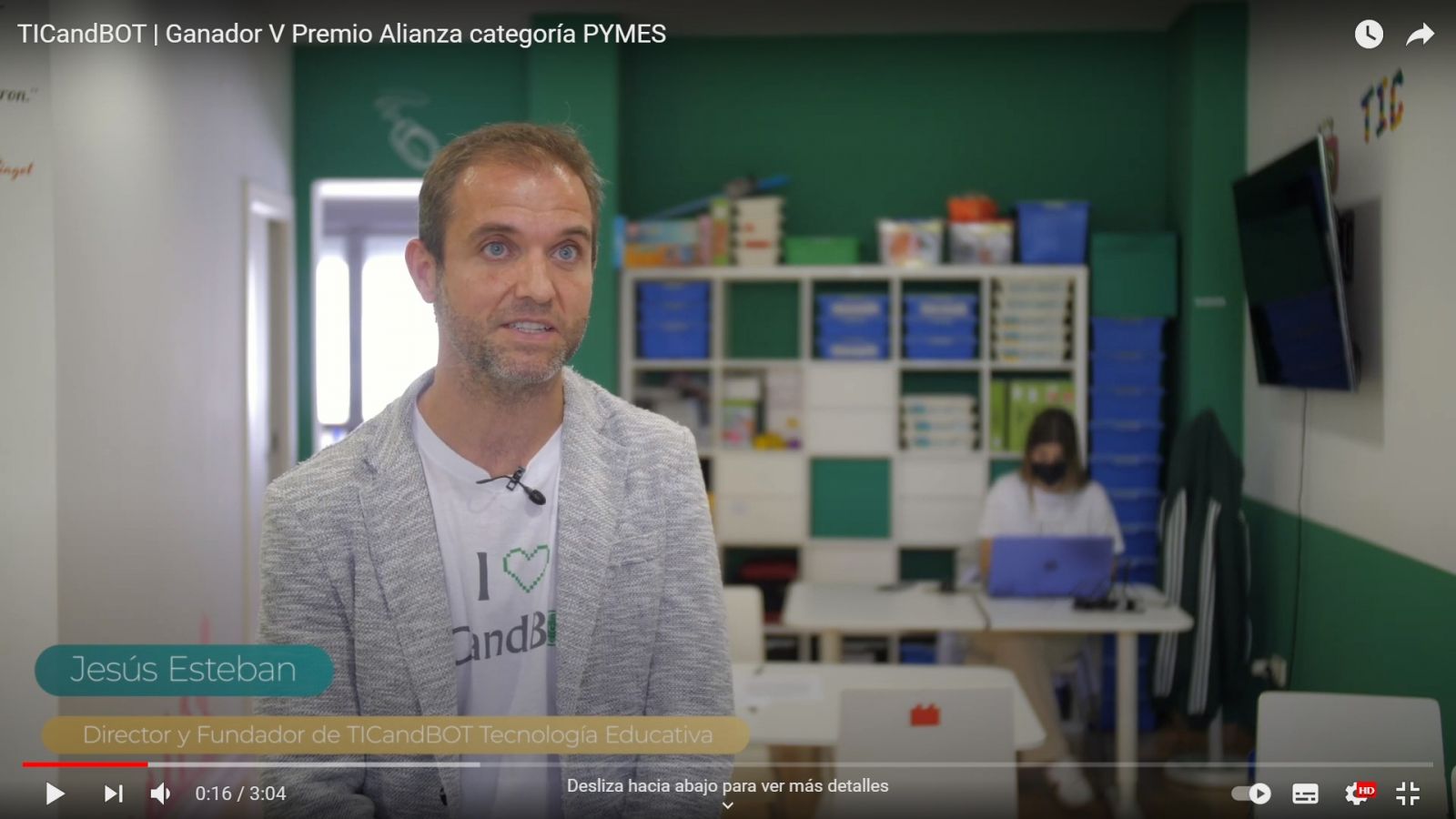 Imagen de la noticia TICandBOT gana el V Premio Alianza para la FP Dual en la categoría de Pyme