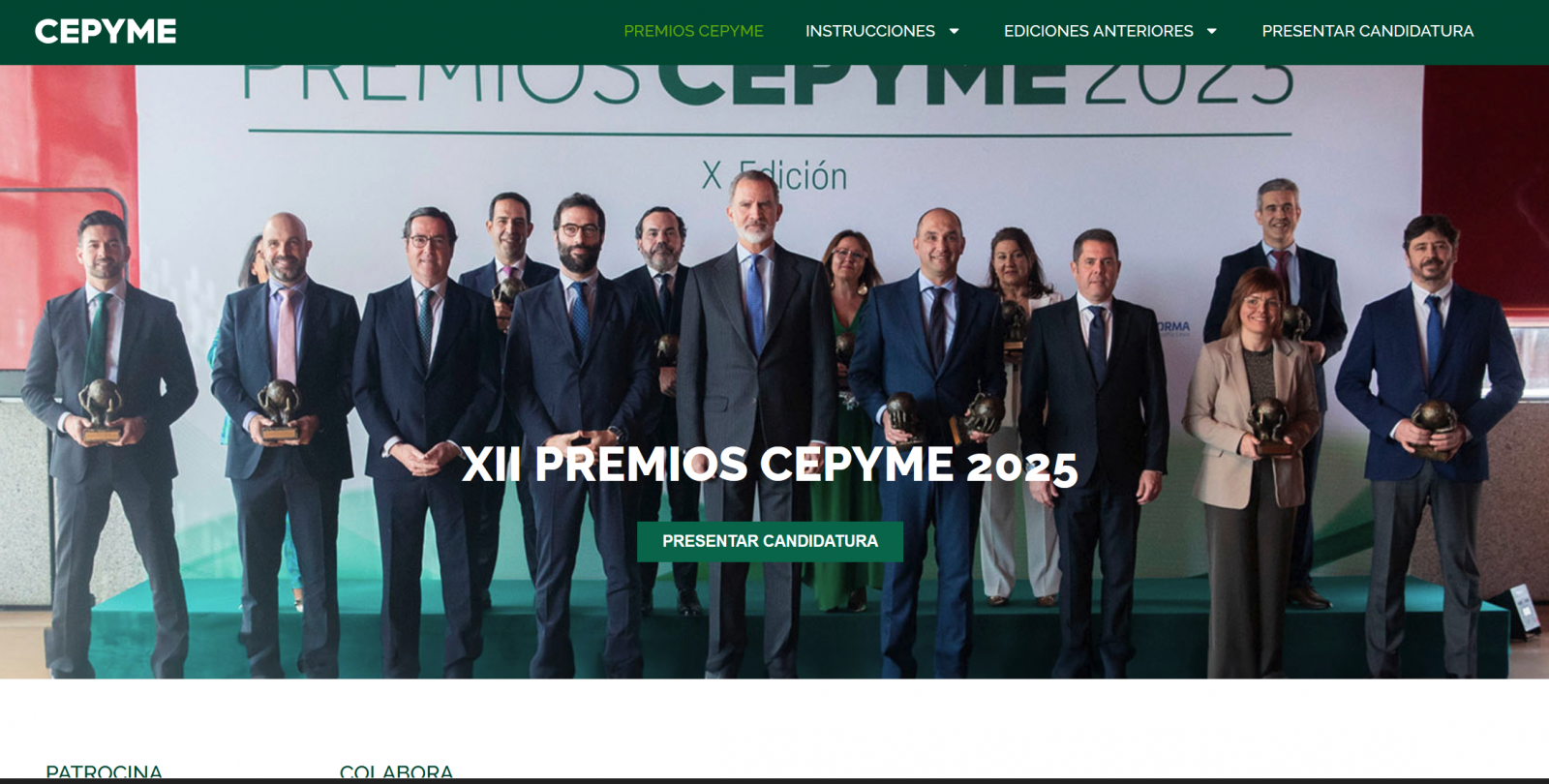 Abierto el plazo de presentacin de candidaturas XII Premios CEPYME