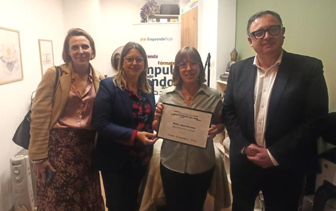 Marta Lpez, emprendedora del mes con su centro esttica en Arnedo