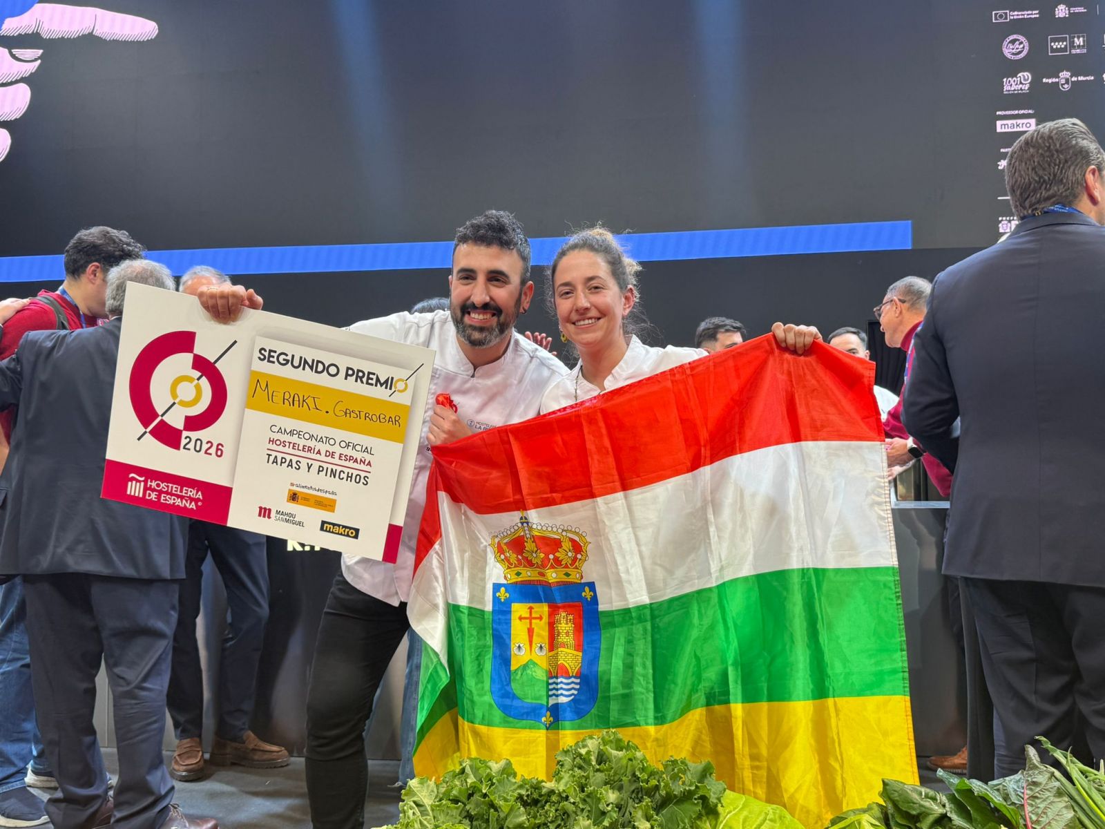 Enrique Fern�ndez, chef de Meraki Gastrobar de N�jera, subcampe�n en el Campeonato Nacional de Tapas y Pinchos de �Hosteler�a de Espa�a�