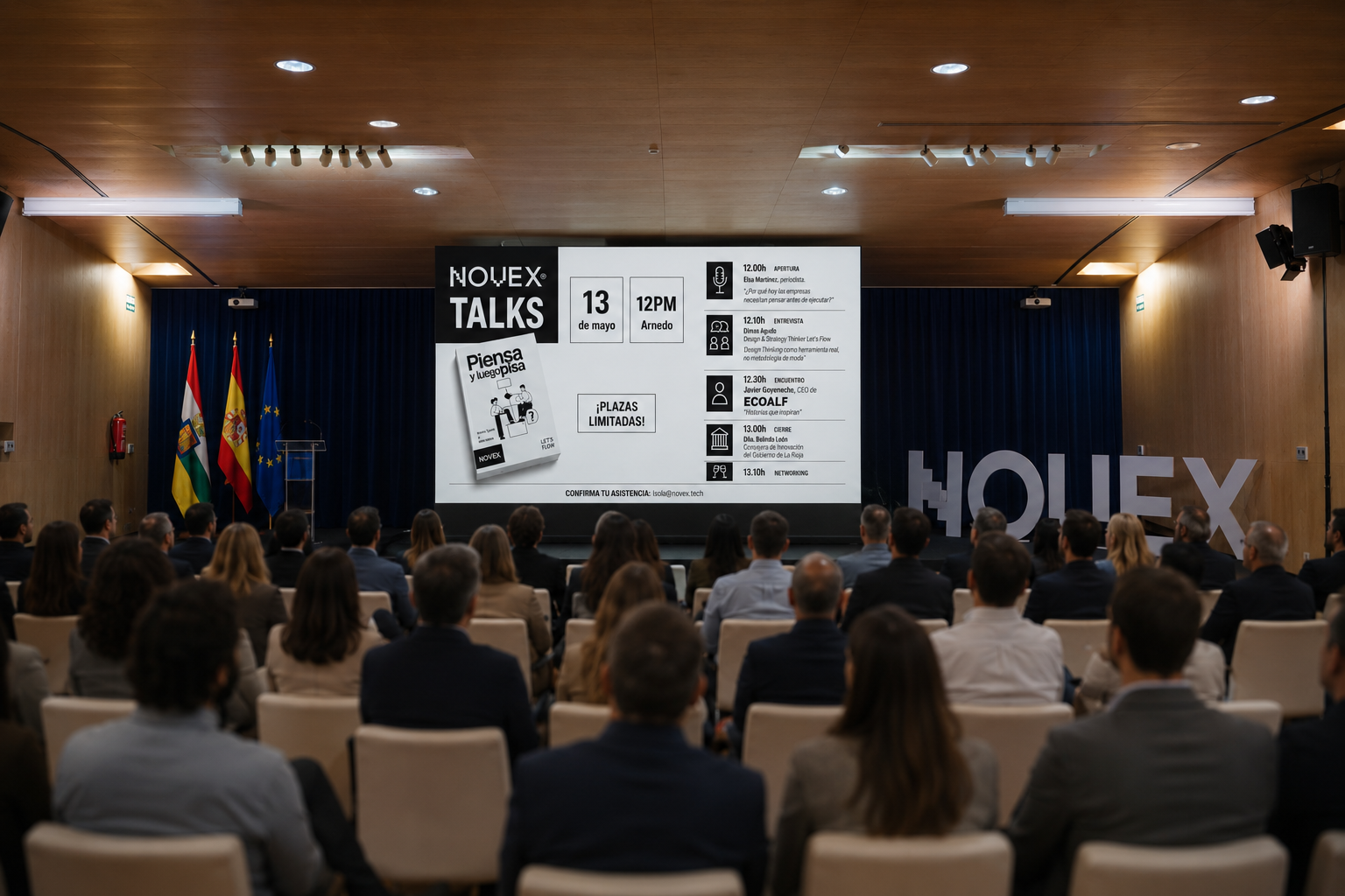 NOVEX TALKS reunir� en Arnedo a referentes en innovaci�n, estrategia y empresas con prop�sito