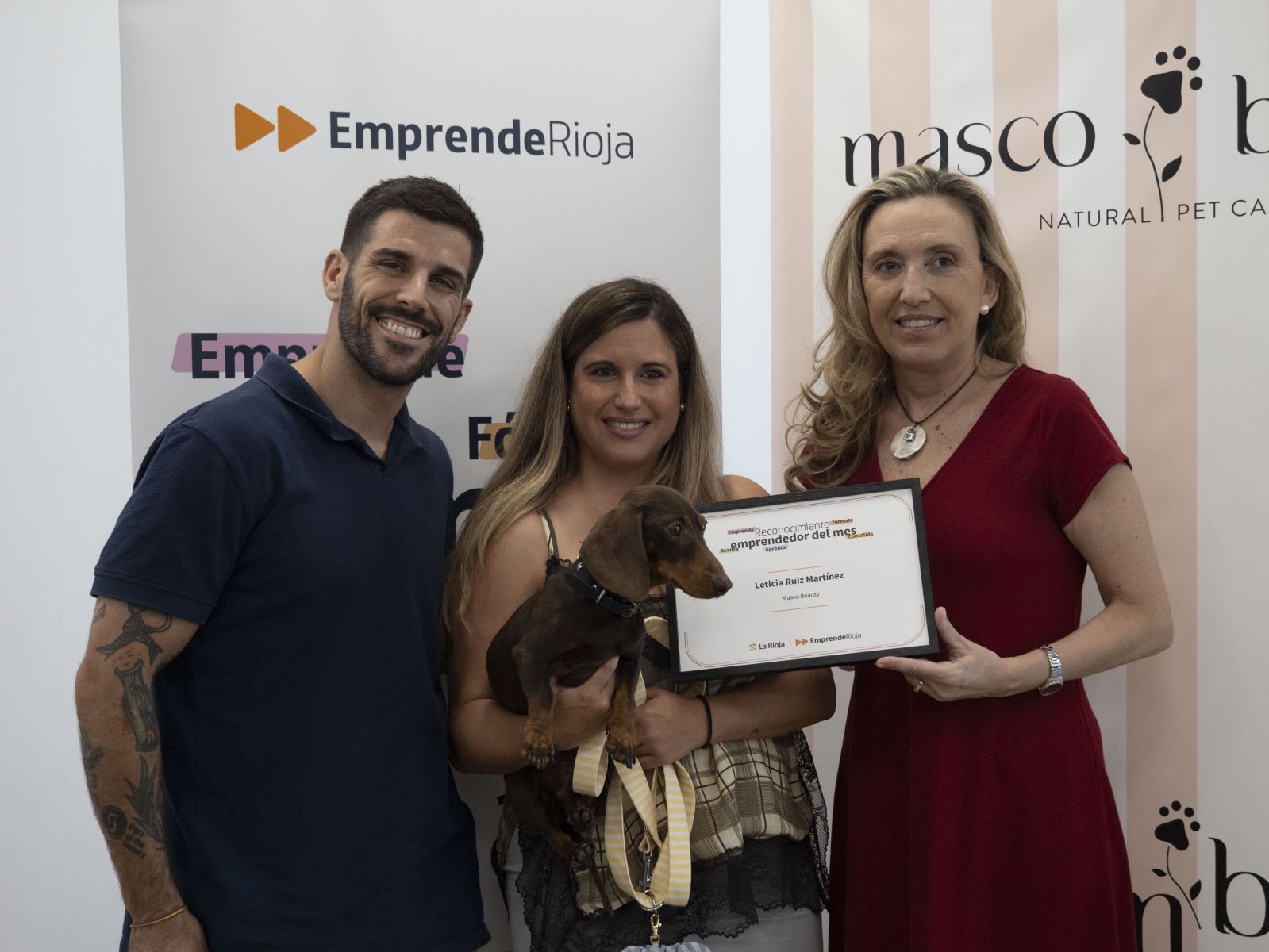 El proyecto Masco Beauty, la primera marca riojana de dermocosm�tica canina, emprendedor del mes