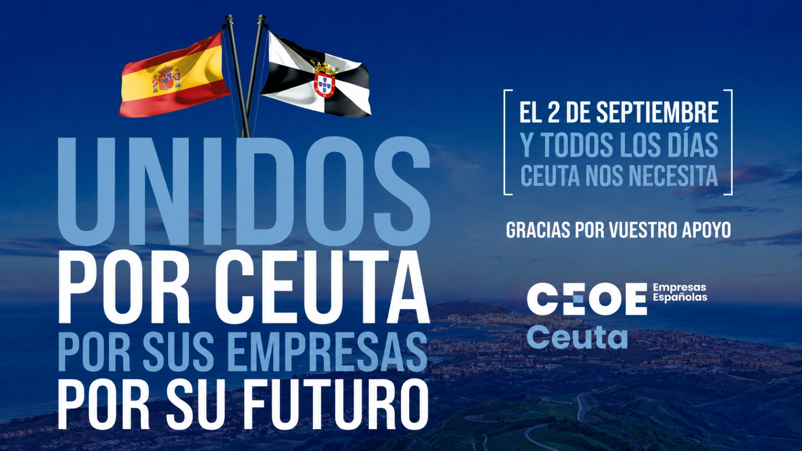 MANIFIESTO DE APOYO DE LA FER A CEUTA, A SUS EMPRESAS Y  A SU ORGANIZACI�N EMPRESARIAL
