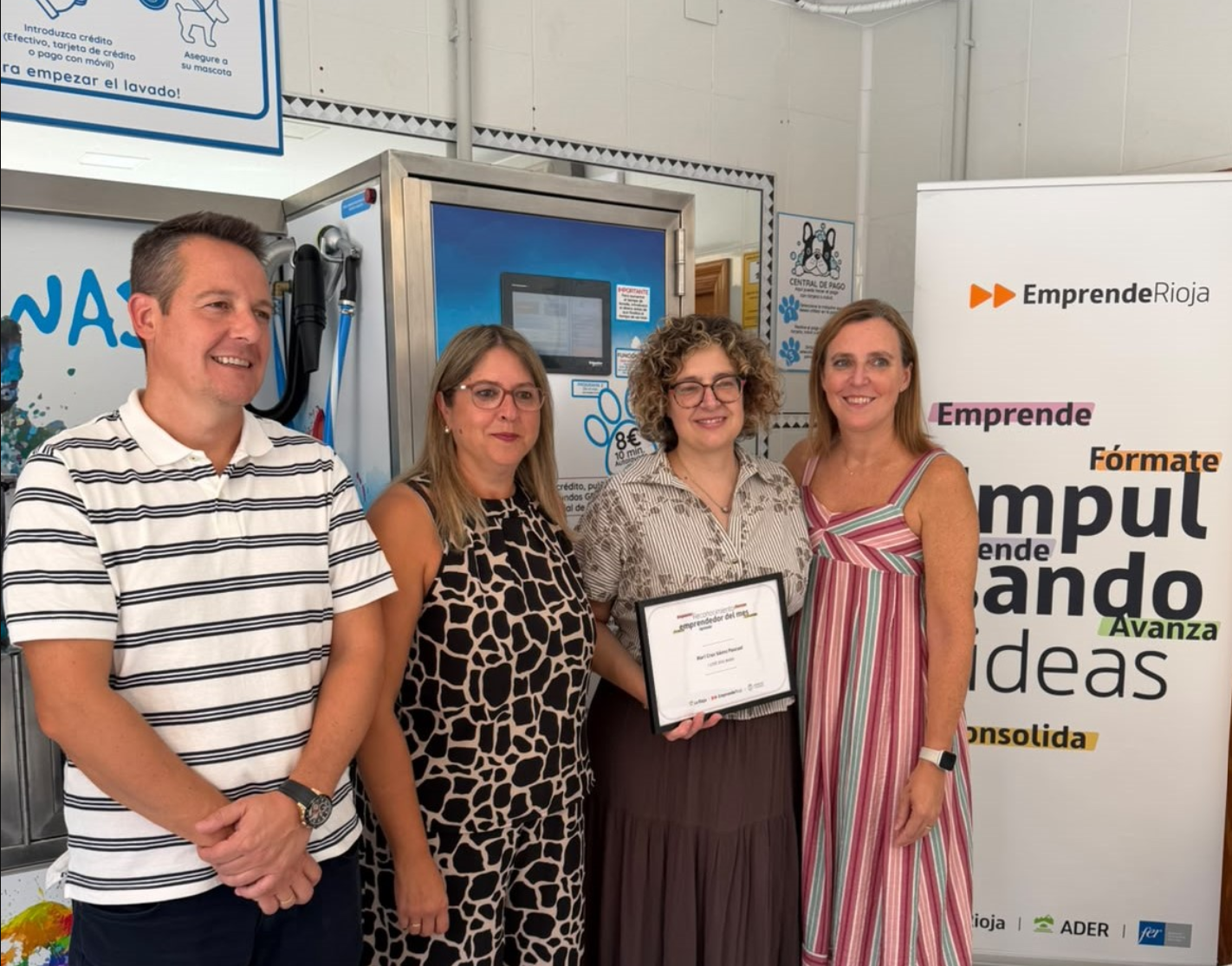 EmprendeRioja premia I Love Dog Wash, un centro de autolavado para mascotas