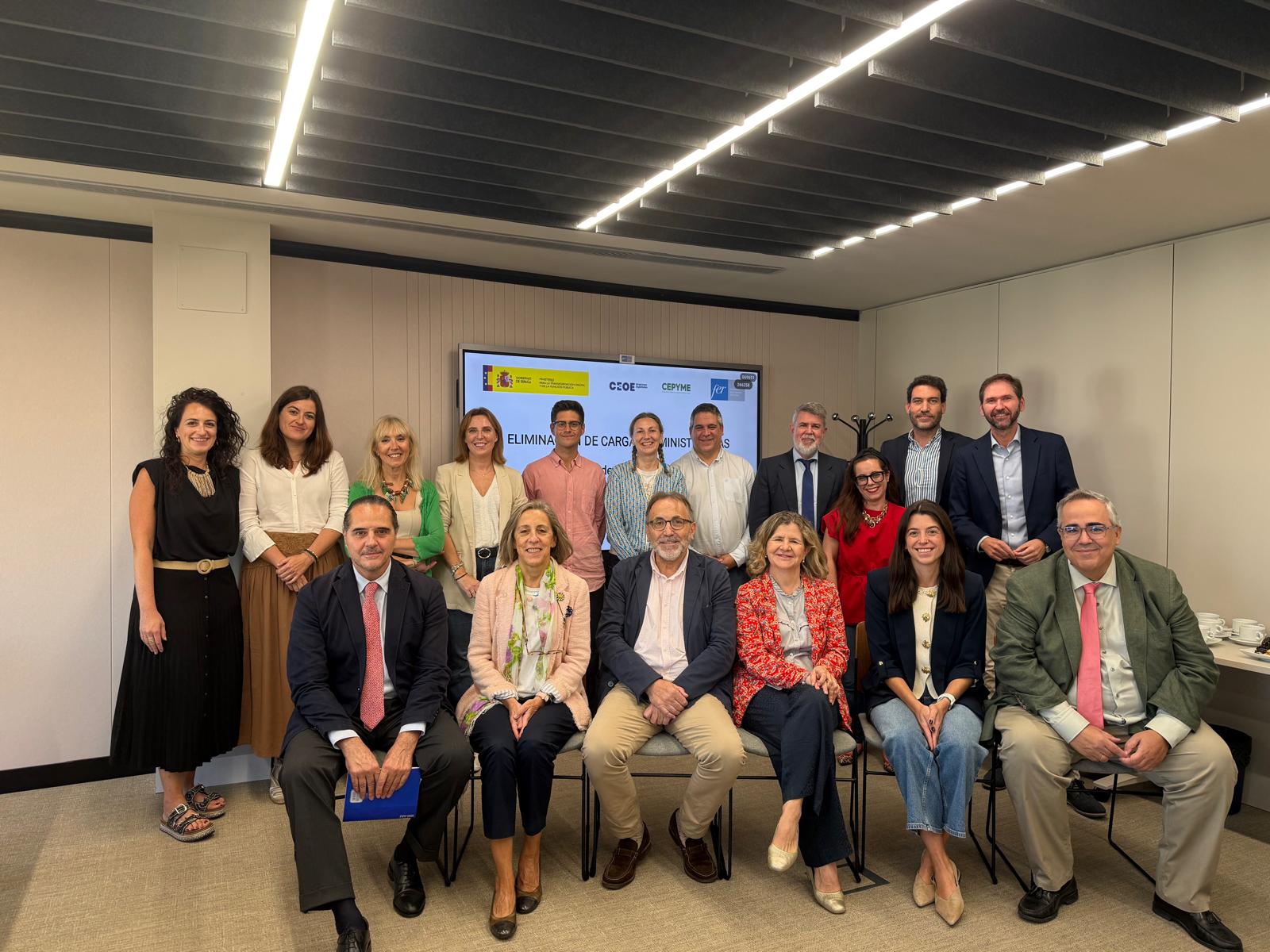 Reuni�n con CEOE y los ministerios de Transformaci�n Digital y Hacienda sobre las cargas administrativas