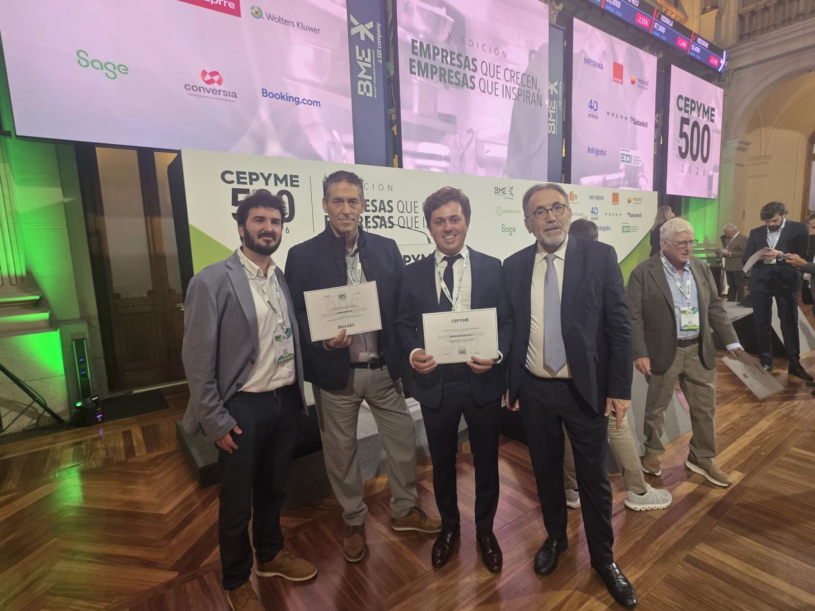 CEPYME500 reconoce a cuatro empresas riojanas por su liderazgo en crecimiento e innovaci�n empresarial durante 2026