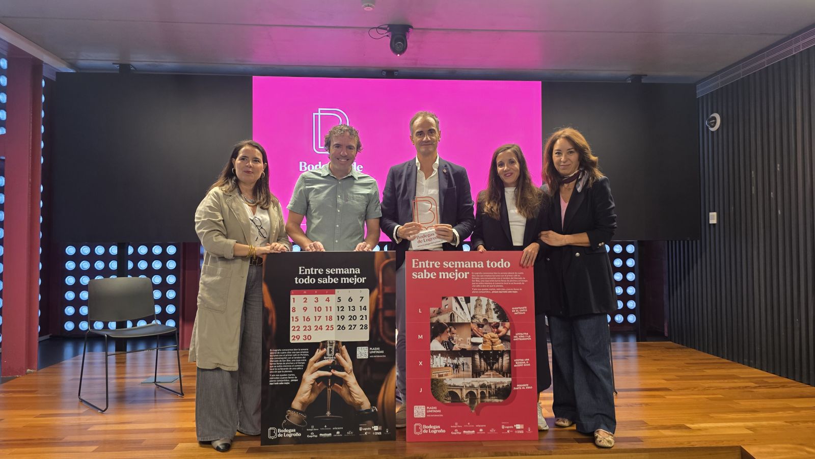 Ayuntamiento y Bodegas de Logro�o presentan �Entre semana todo sabe mejor�